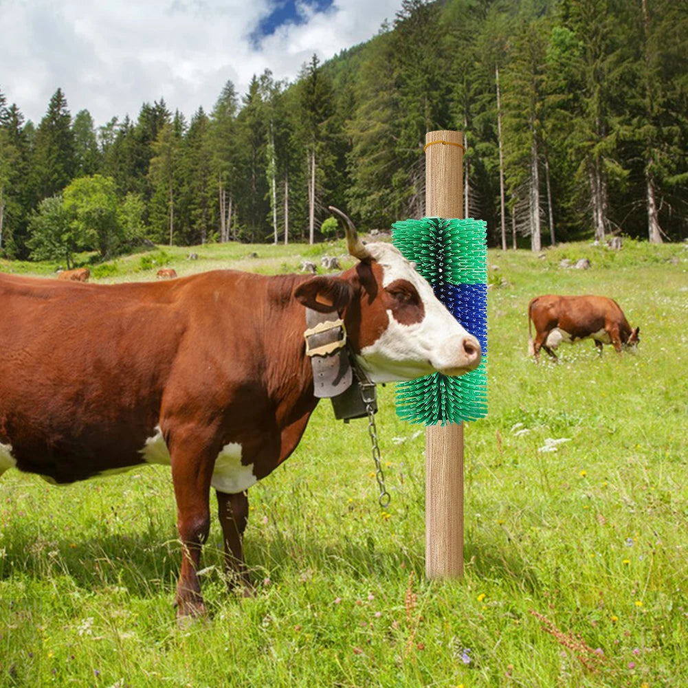 Livestock Scratching Brush for Horses, Cows, and Goats