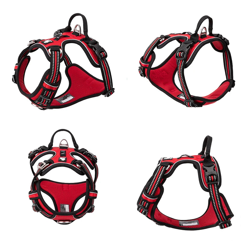 Truelove Reflective No-Pull Nylon Dog Harness – Adjustable for Walking & Running