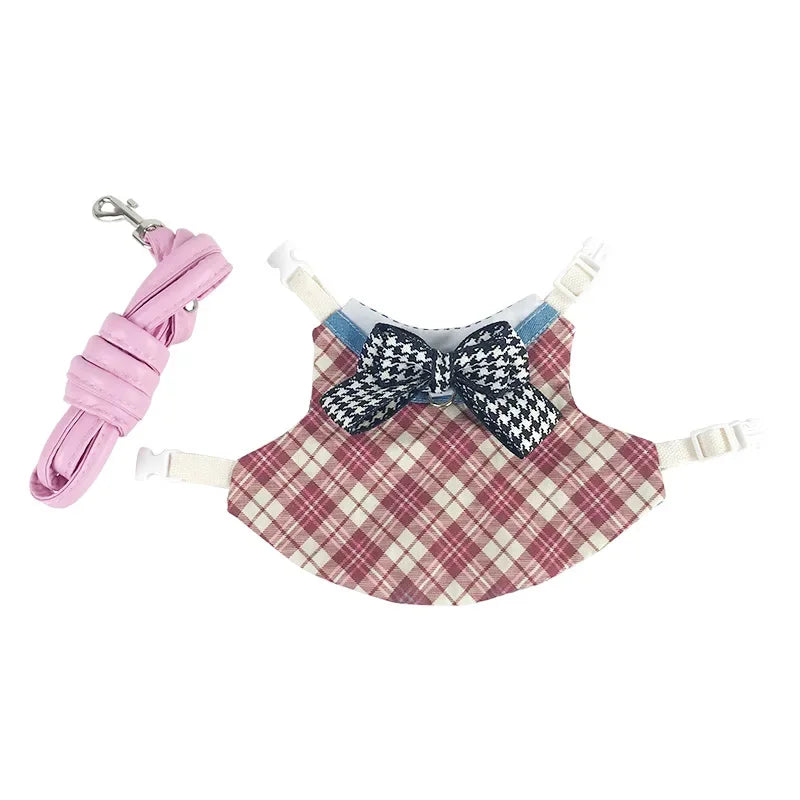 Handsome School Uniform Harness & Leash Set - Small Pets, Guinea Pigs, Rabbits, Chinchillas, etc.