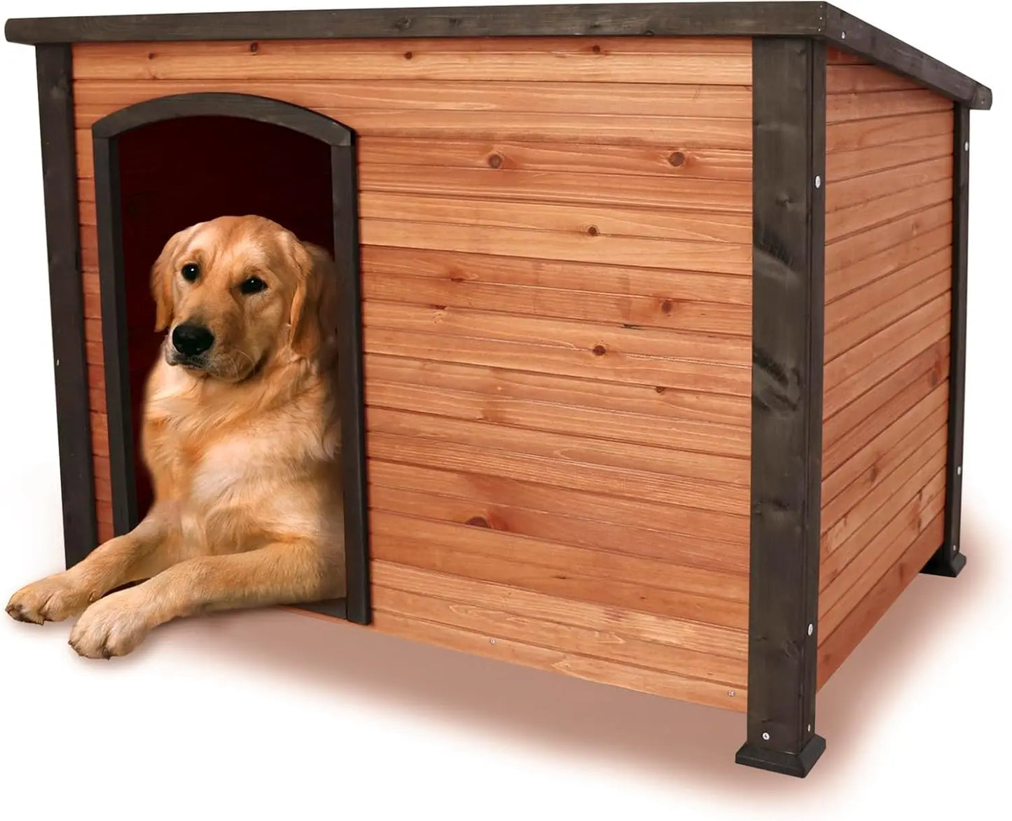 Extra Large Weatherproof Outdoor Dog House with PVC Sloped Roof