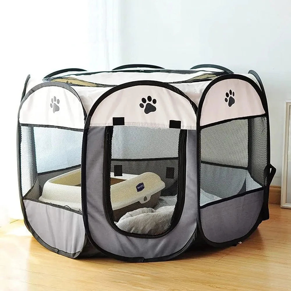 Portable Foldable Pet Playpen for Dogs, Puppies and Small Pets