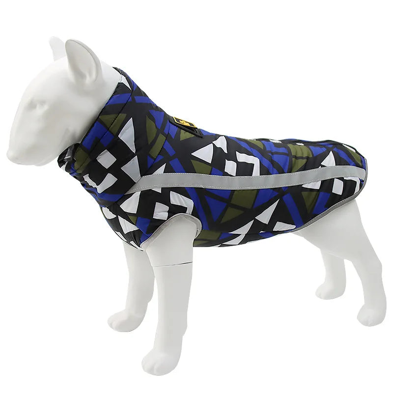 Reflective Winter Dog Jacket – Warm & Cozy Jacket for Small to Large Dogs | Pet Clothing & Supplies