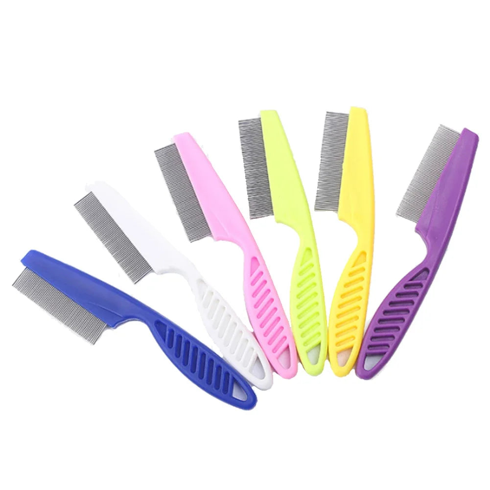 Pet Flea Tick Remover Comb Stainless Steel Grooming Tool for Dogs and Cats