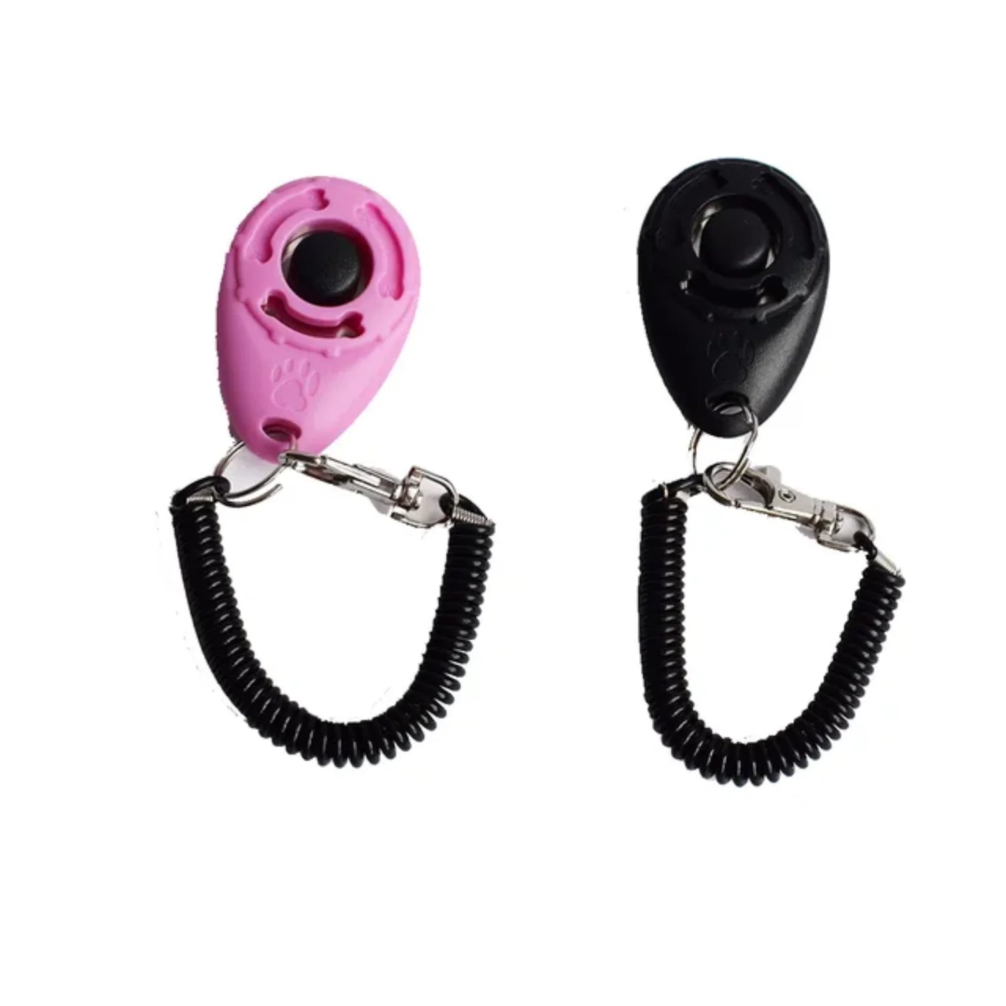 2-Pack Dog Training Clickers with Wrist Straps