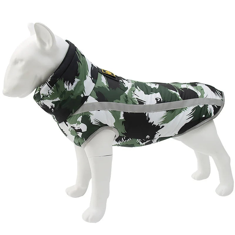 Reflective Winter Dog Jacket – Warm & Cozy Jacket for Small to Large Dogs | Pet Clothing & Supplies