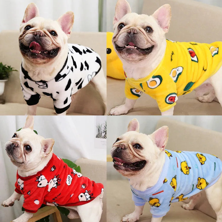 Warm Winter Pajamas for Small, Medium and Large Dogs