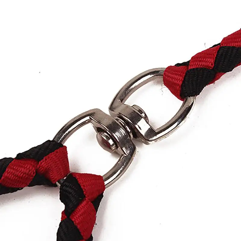 Double Dog Leash with 360° Rotating Tangle-Free Design