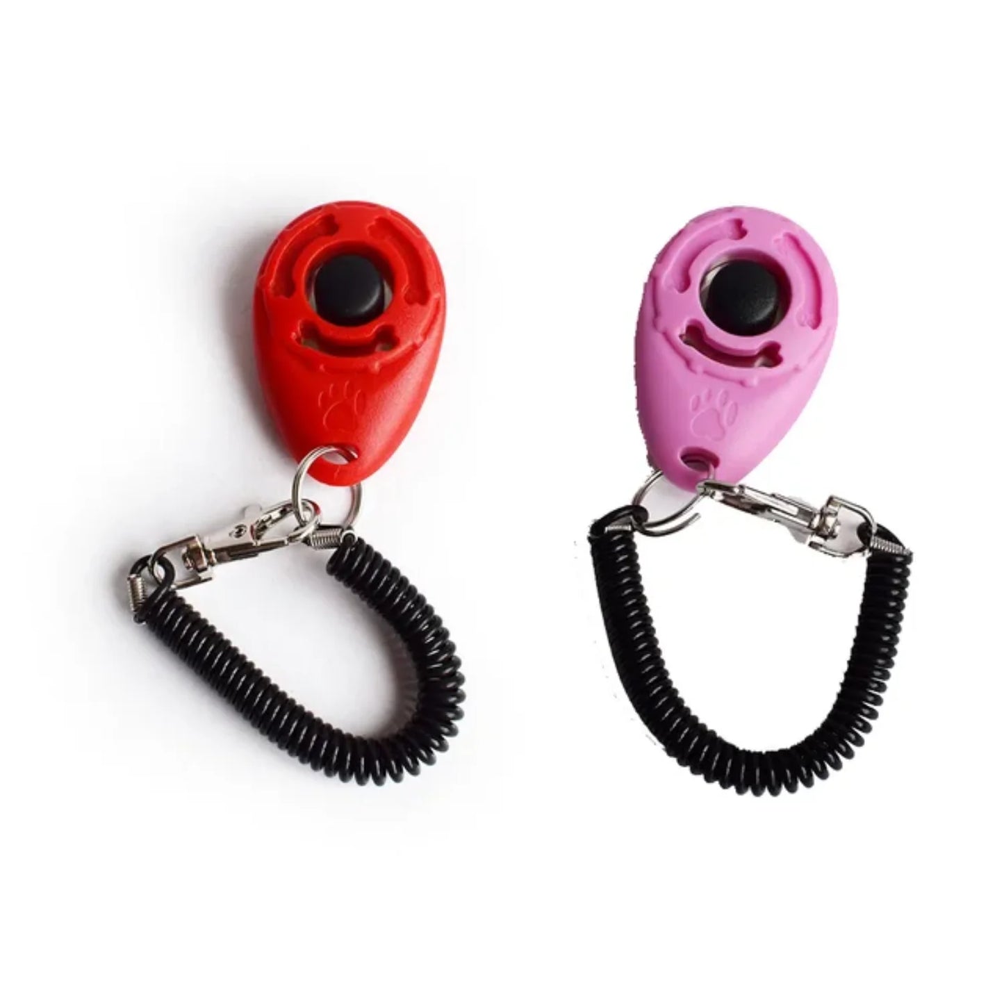 2-Pack Dog Training Clickers with Wrist Straps