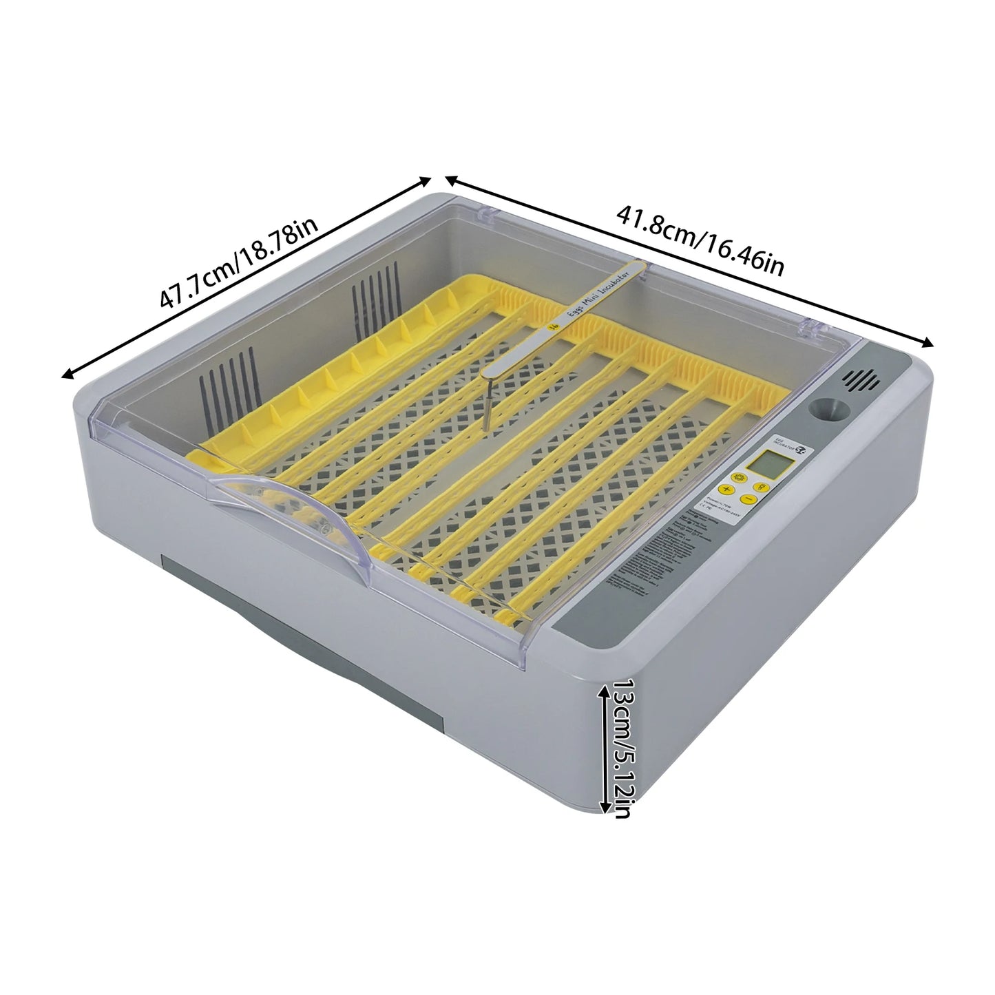 Intelligent 36-Egg Incubator with Automatic Turning & Adjustable Temperature & Humidity