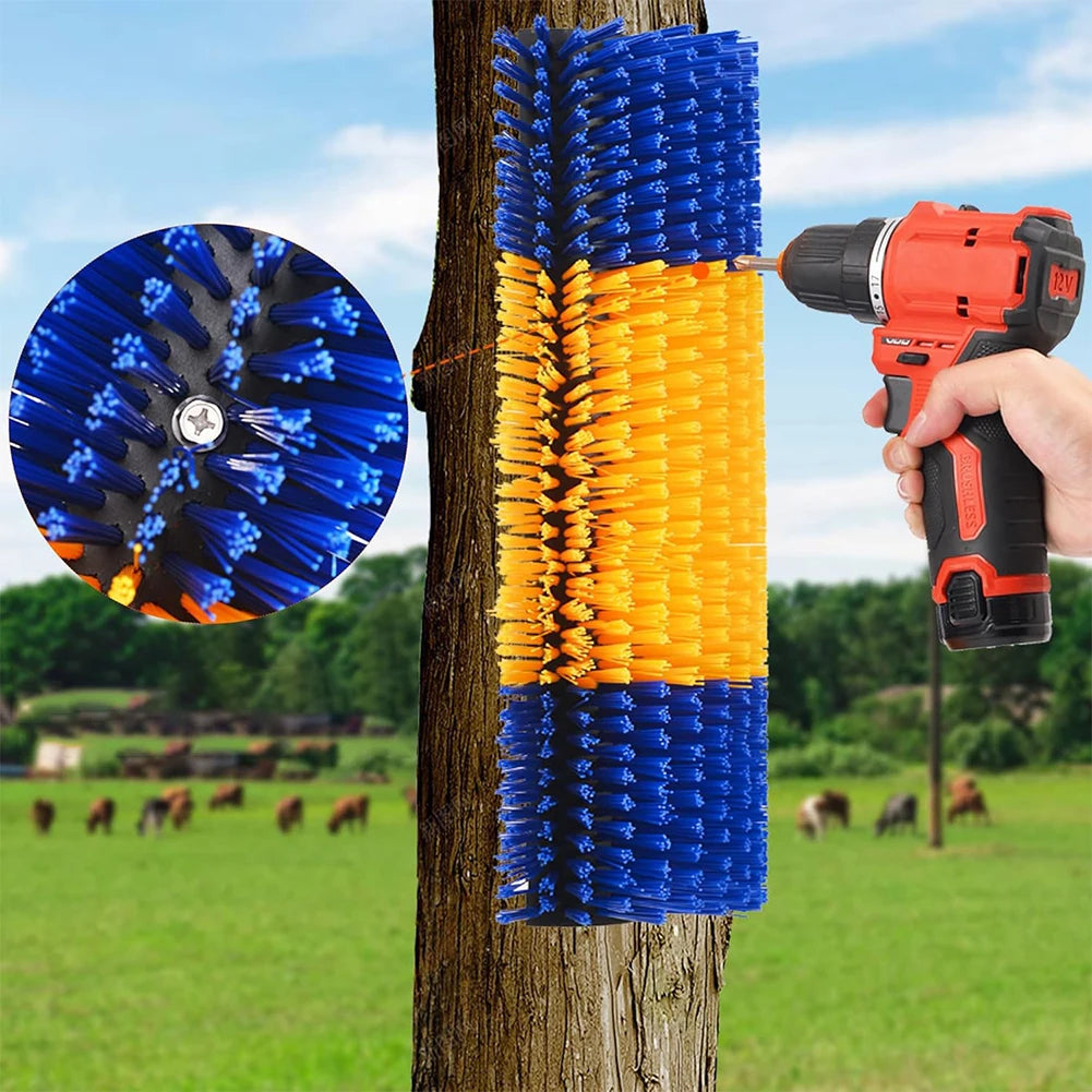 Livestock Scratching Brush for Horses, Cows, and Goats