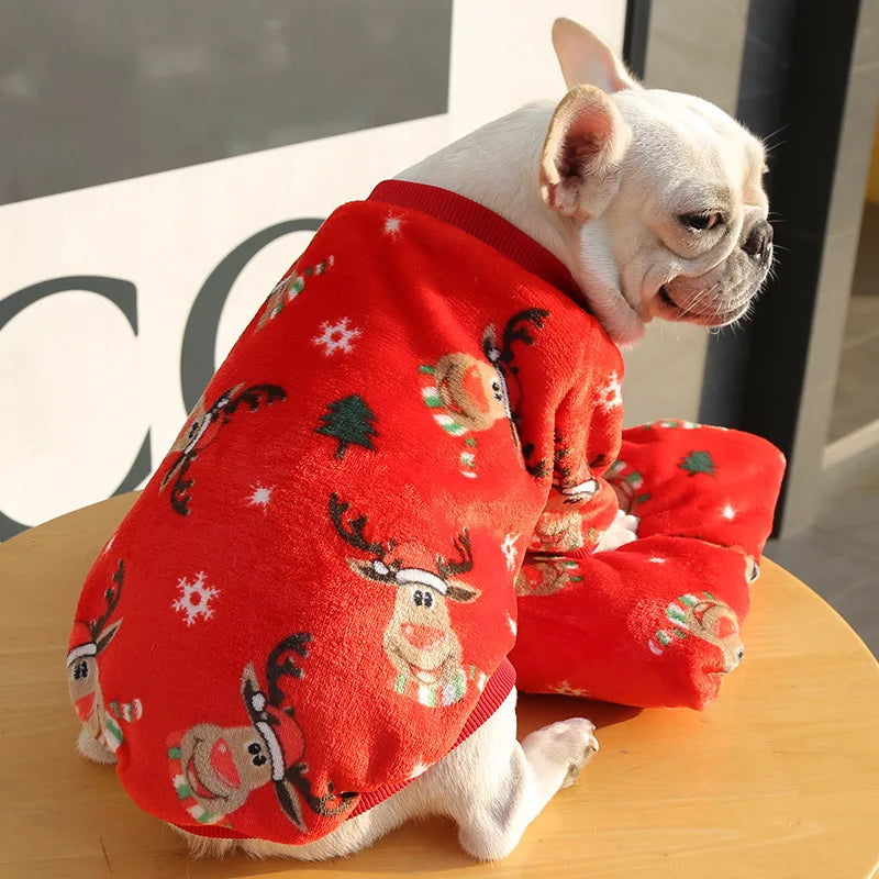 Warm Winter Pajamas for Small, Medium and Large Dogs