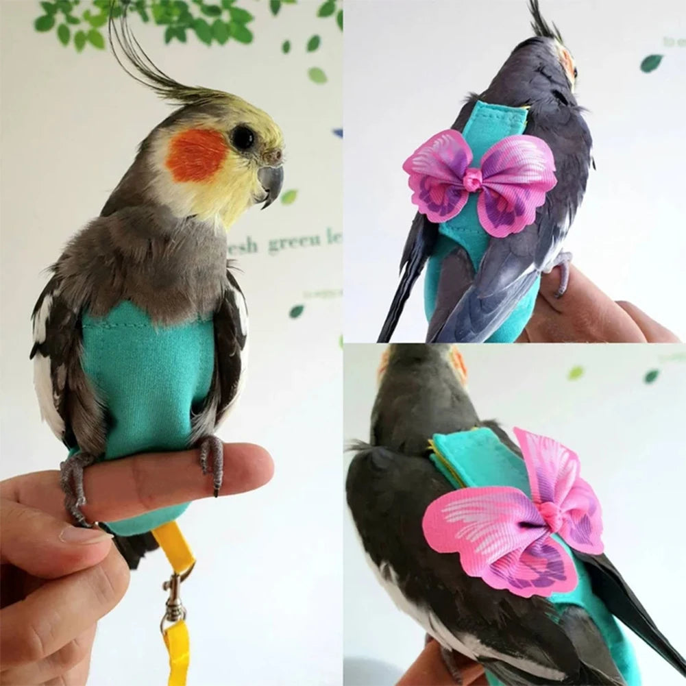 Flight Suit for Birds with Diaper & Leash