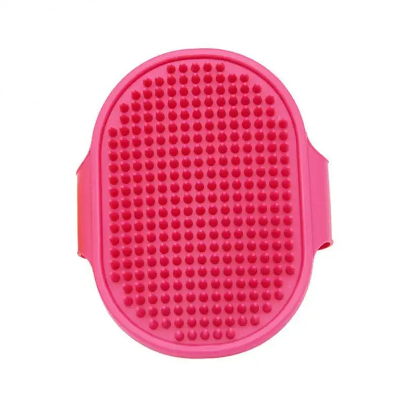 Soft Silicone, Dog Bath Massage Brush and Grooming Comb with Adjustable Wristband for Gentle Cleaning & Fur Care