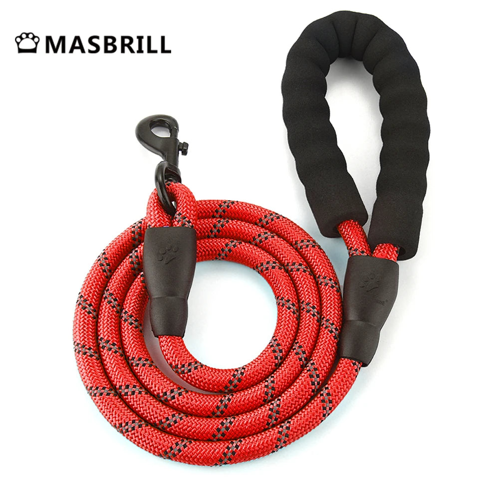 Masbrill No-Pull Adjustable Dog Harness with Reflective Straps & Optional Leash