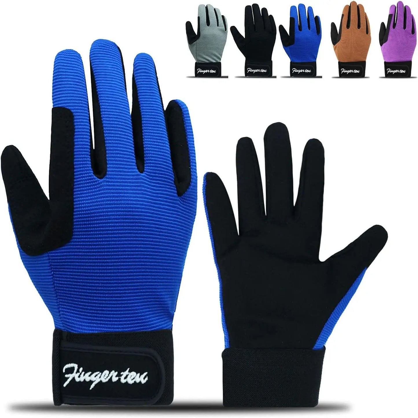 Kids' Breathable Horse Riding Gloves – Lightweight & Durable