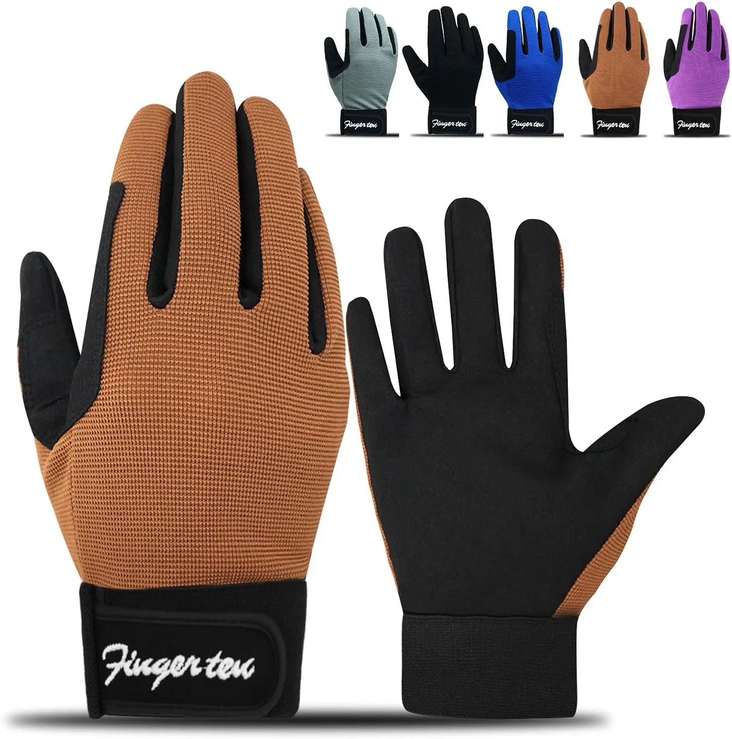 Kids' Breathable Horse Riding Gloves – Lightweight & Durable