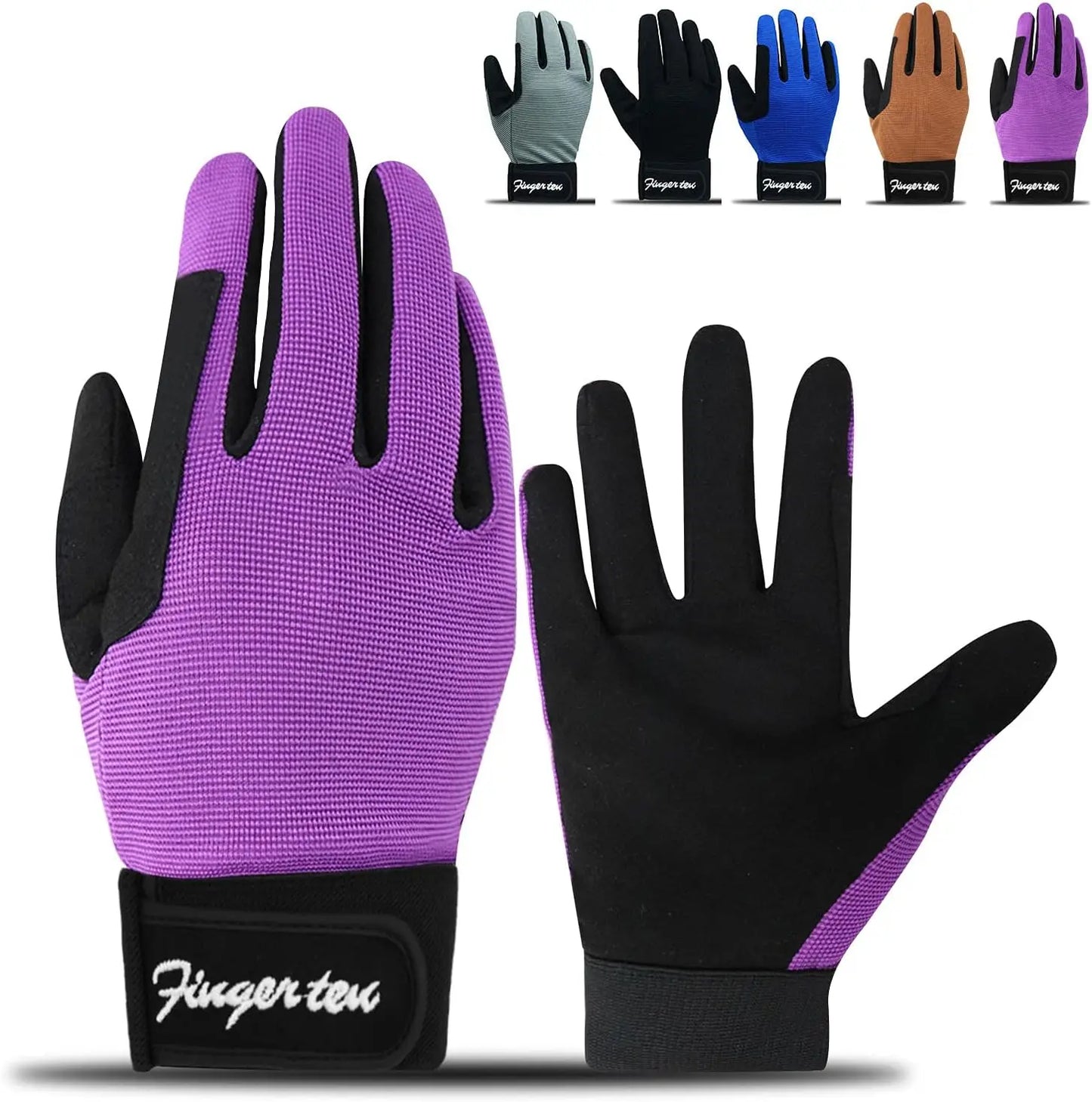 Kids' Breathable Horse Riding Gloves – Lightweight & Durable