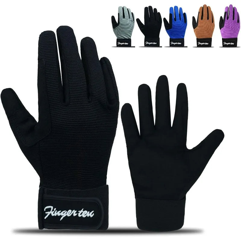 Kids' Breathable Horse Riding Gloves – Lightweight & Durable