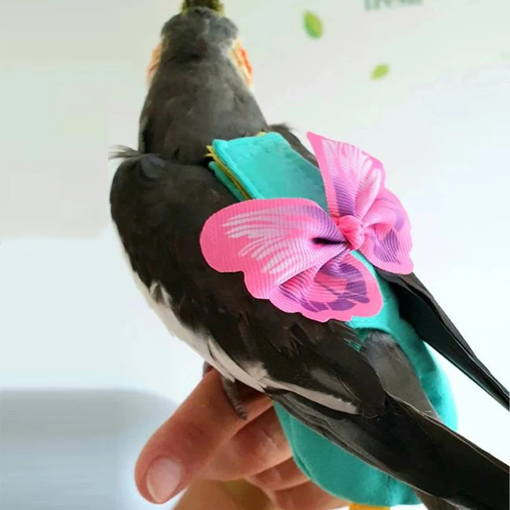 Flight Suit for Birds with Diaper & Leash