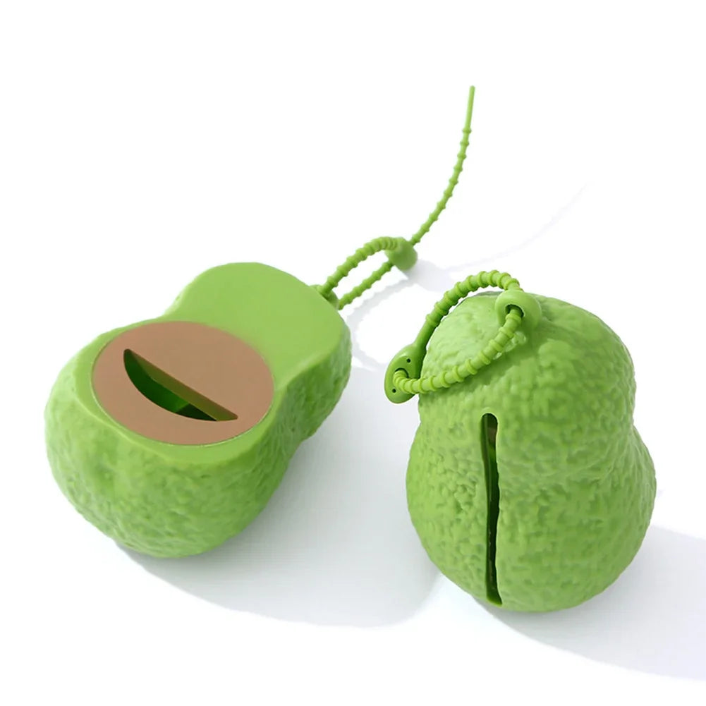 Avocado-Shaped Dog Poop Bag Holder – Portable Pet Waste Dispenser & Cleanup Kit