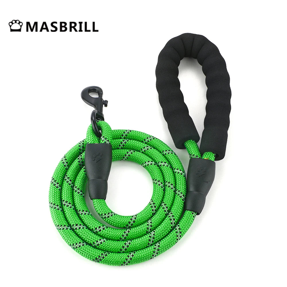 Masbrill No-Pull Adjustable Dog Harness with Reflective Straps & Optional Leash