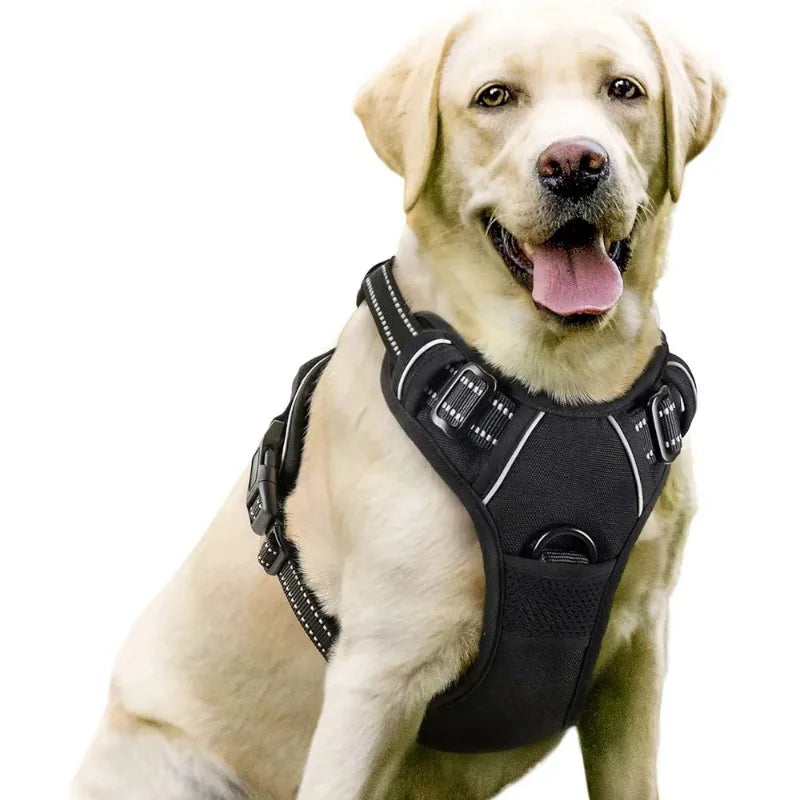 Durable Nylon Vest Dog Harness with Handle