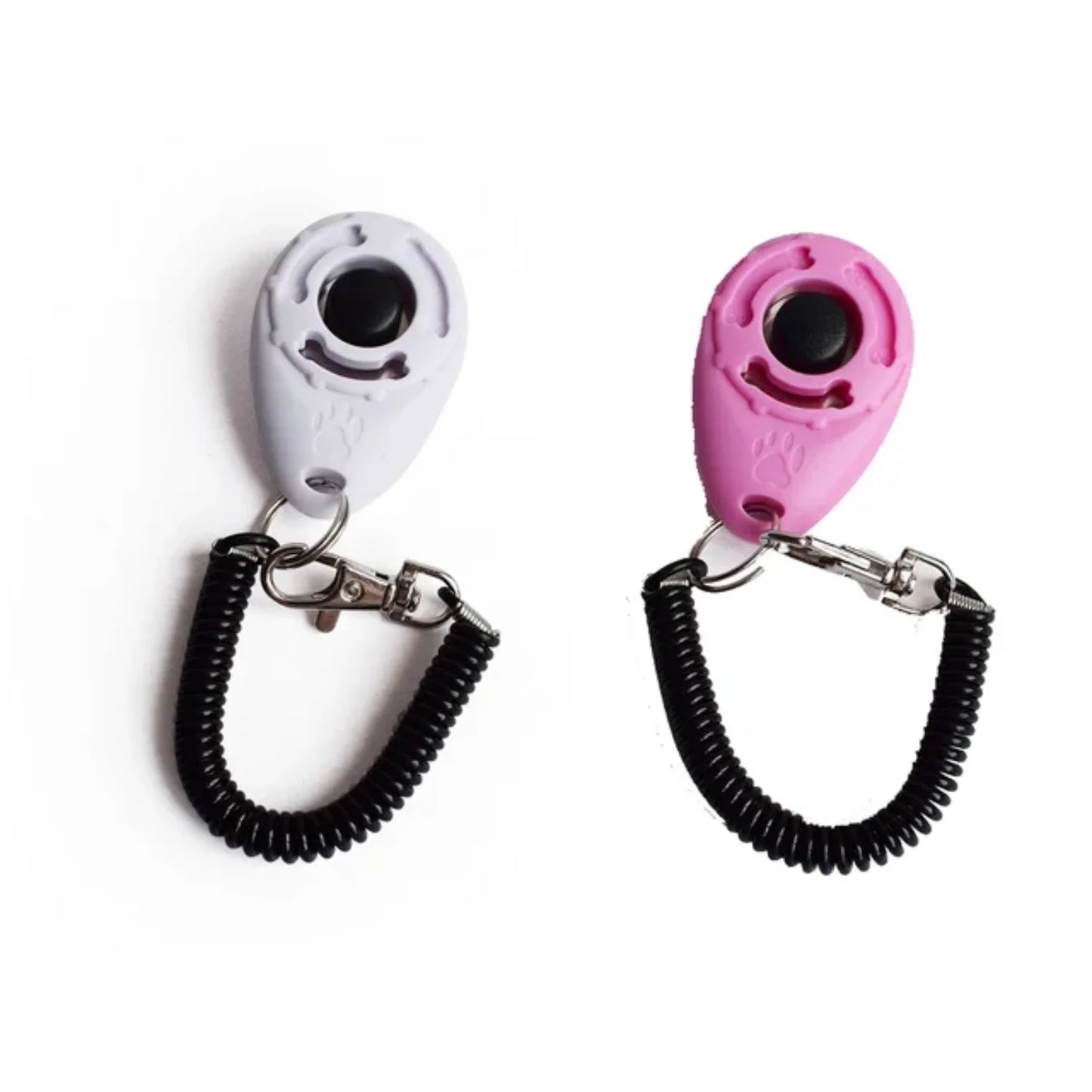 2-Pack Dog Training Clickers with Wrist Straps