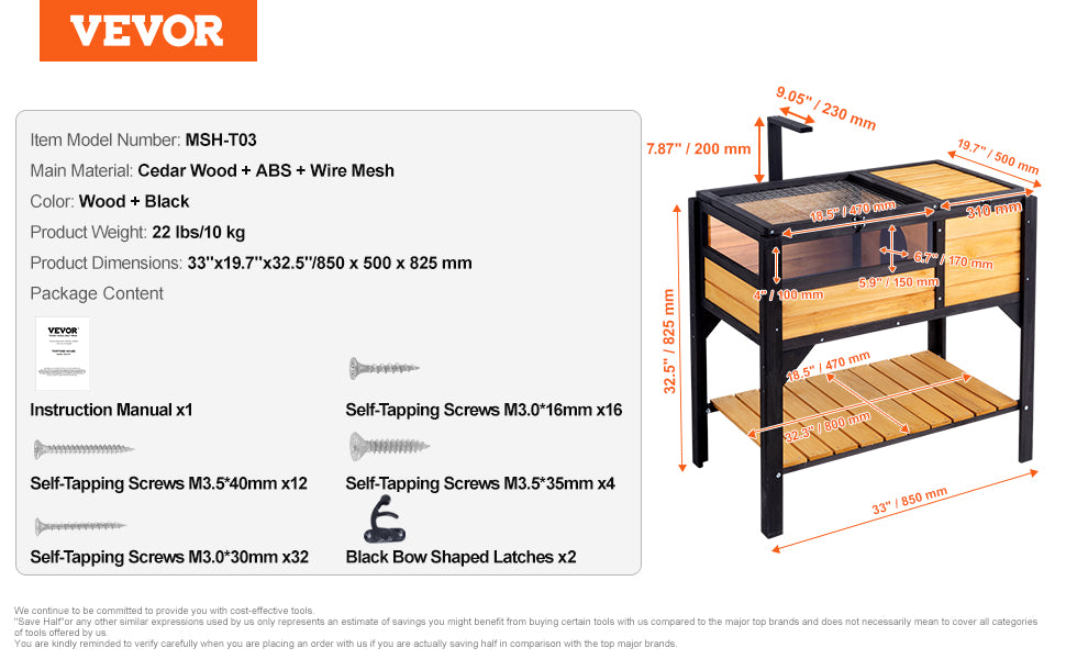 Large Durable Wooden Tortoise Habitat - Available In Four Styles